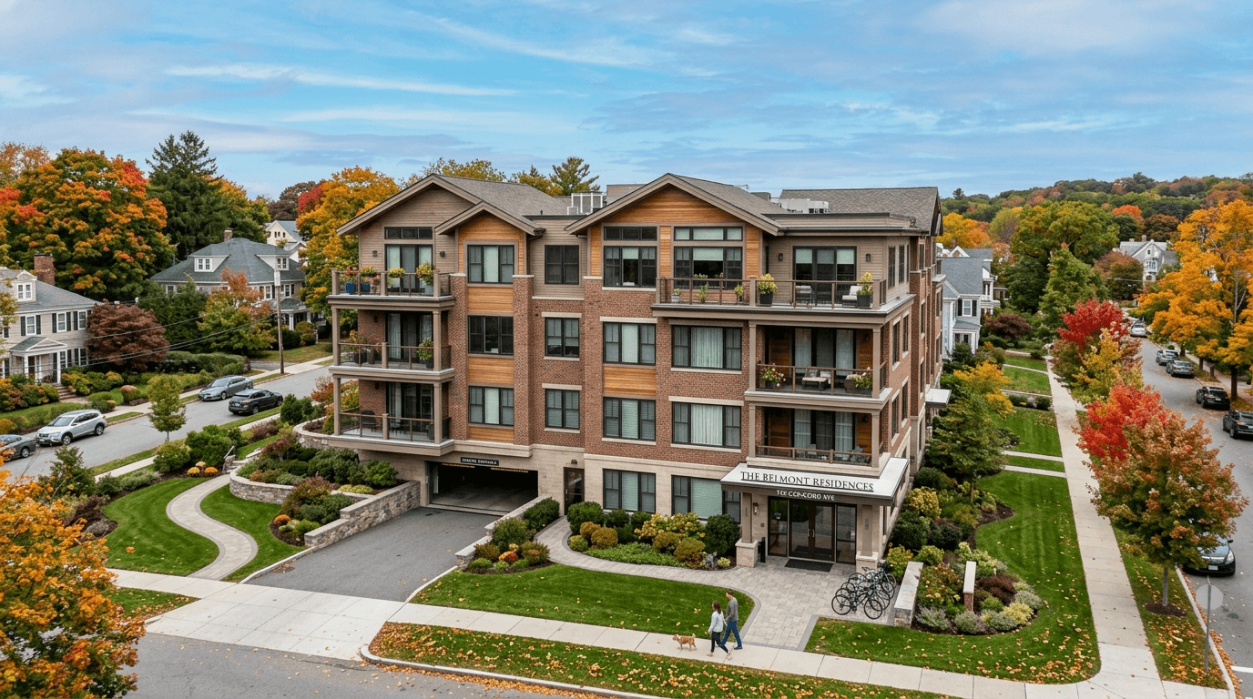 Belmont Condos Up 3% as Single-Family Prices Fall
